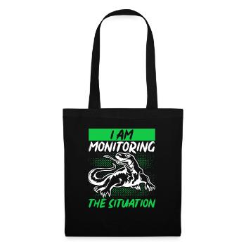 Lizard Reptile Herpetology Herpetologist - Tote Bag - black - Front