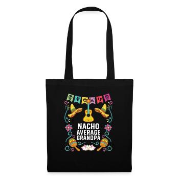 Nacho Average Grandpa Mexican Food Fathers Day - Tote Bag - black - Front