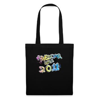 Awesome since 2011 - Tote Bag - black - Front