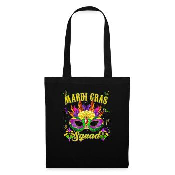 Célébration du Festival du Mardi Gras - Escouade du Mardi Gras - Sac en tissu - noir - Devant