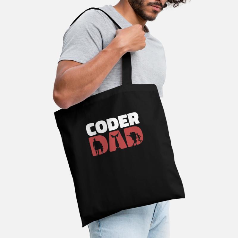 Entwickler Coder Programmierer Papa Coding Stoffbeutel