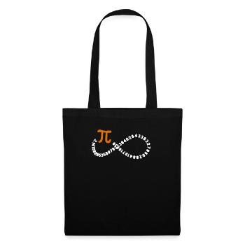Funny Pi Day Infinity Symbol Math Nerd Geek - Tote Bag - black - Front