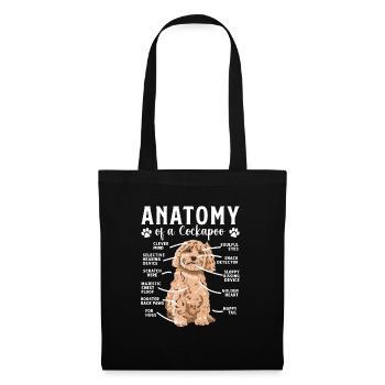 Cockapoo Dog - Tote Bag - black - Front
