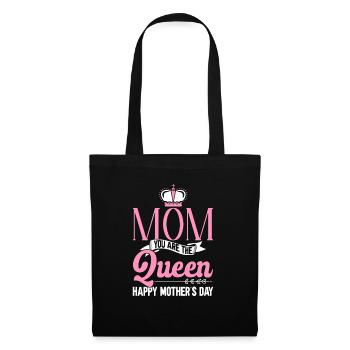 Happy Mother's Day Mom Queen Mother's Crown - Tote Bag - black - Front