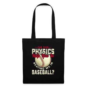 La physique peut-elle m’aider à me lancer dans le baseball? - Sac en tissu - noir - Devant