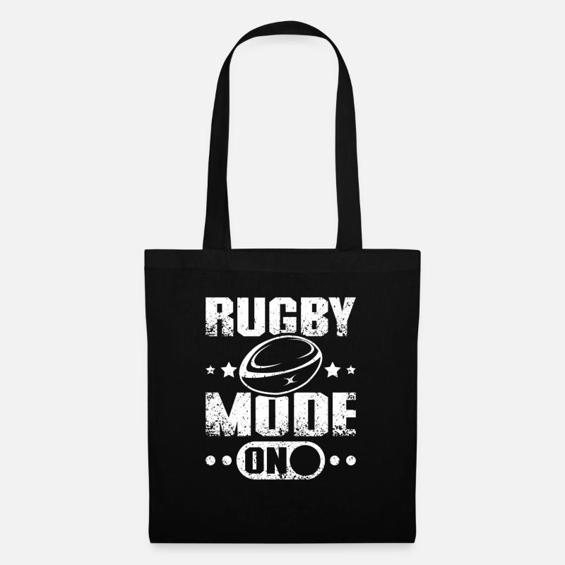 Mode Rugby activé - Sac en tissu - noir