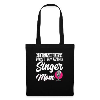 Singer Mom Mother's Day Die erstaunlichste Singer - Stoffbeutel - Schwarz - Vorne