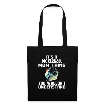 Pickleball Maman chose que tu ne comprendrais pas - Sac en tissu - noir - Devant