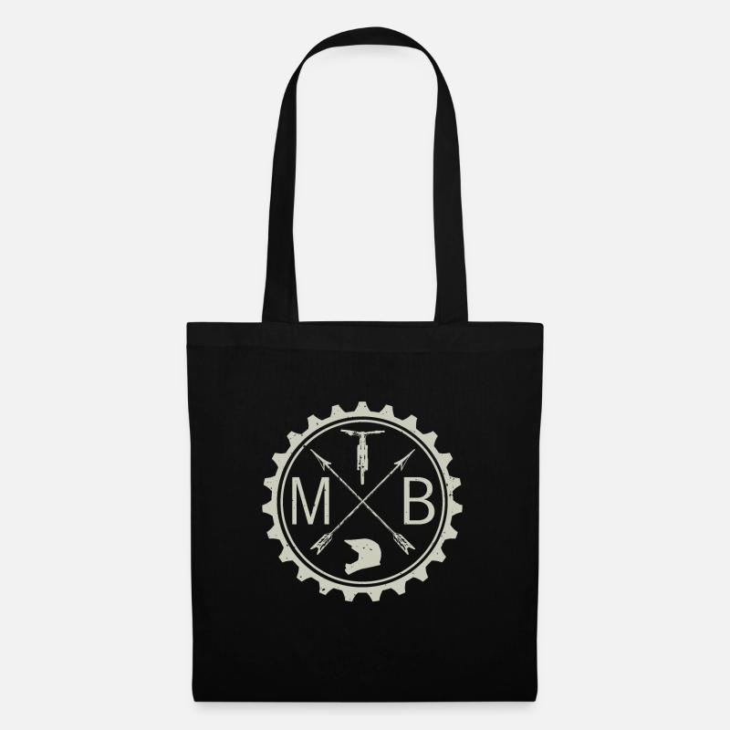 Logo VTT - Sac en tissu - noir