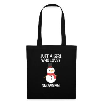 Joyeux Noël Drôle de Chemise de Noël - Sac en tissu - noir - Devant