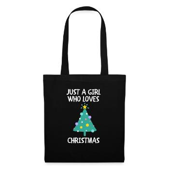 Merry Christmas Funny Christmas Shirt - Tote Bag - black - Front