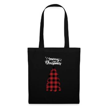 Joyeux Noël Drôle de Chemise de Noël - Sac en tissu - noir - Devant