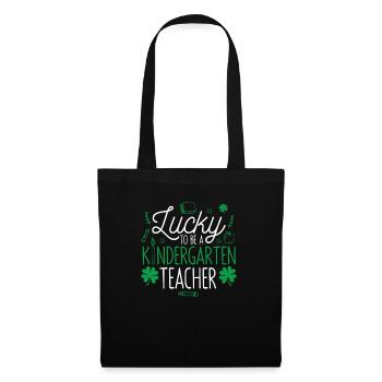 Chanceux d’être enseignant à la maternelle St. Patrick’s - Sac en tissu - noir - Devant