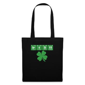 Lustige St. Patricks Day Wissenschaft Lehrer Irish - Stoffbeutel - Schwarz - Vorne