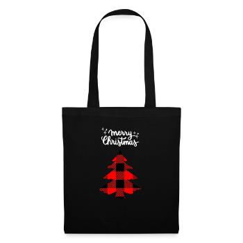 Joyeux Noël Drôle de Chemise de Noël - Sac en tissu - noir - Devant