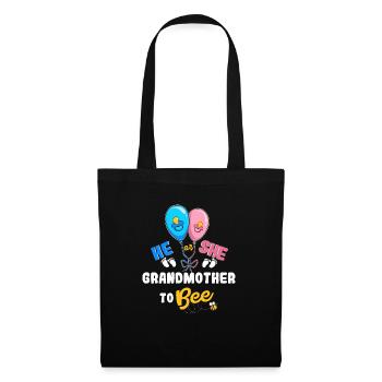 Il ou elle grand-mère pour être la meilleure grand-mère de tous les temps - Sac en tissu - noir - Devant