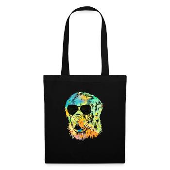 Terre-Neuve Chien de Terre-Neuve - Sac en tissu - noir - Devant
