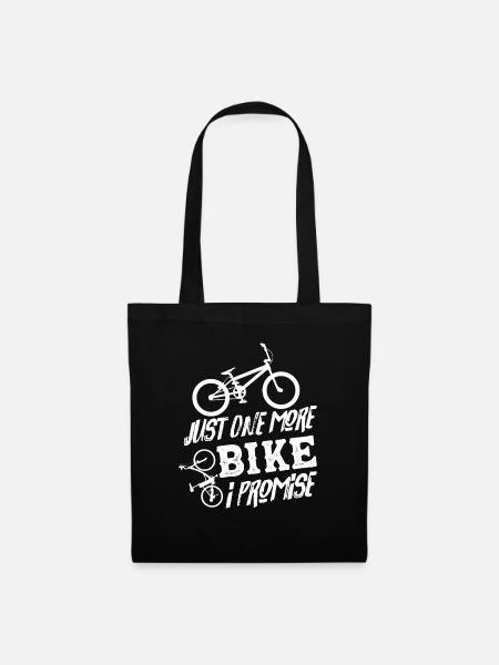 Just One More Bike I Promise Biking Cycling - Stoffbeutel - Schwarz