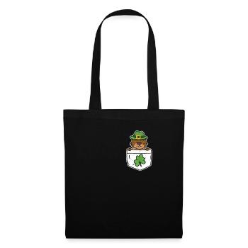 Mignon Irish Sea Otter Bag Clover St Pat - Sac en tissu - noir - Devant