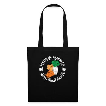 Made in America with Irish parts USA - Tote Bag - black - Front