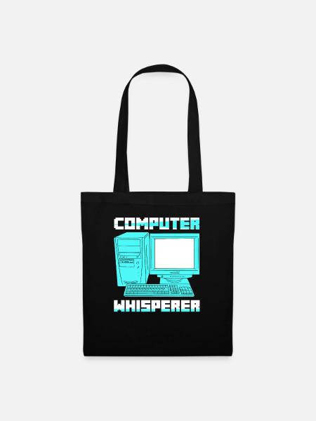 Computer Whisperer Software Coding - Stoffbeutel - Schwarz