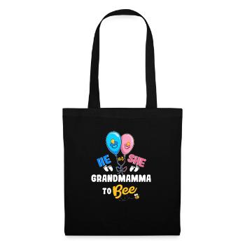 Il ou elle grand-mère à Bee meilleure grand-mère de tous les temps - Sac en tissu - noir - Devant