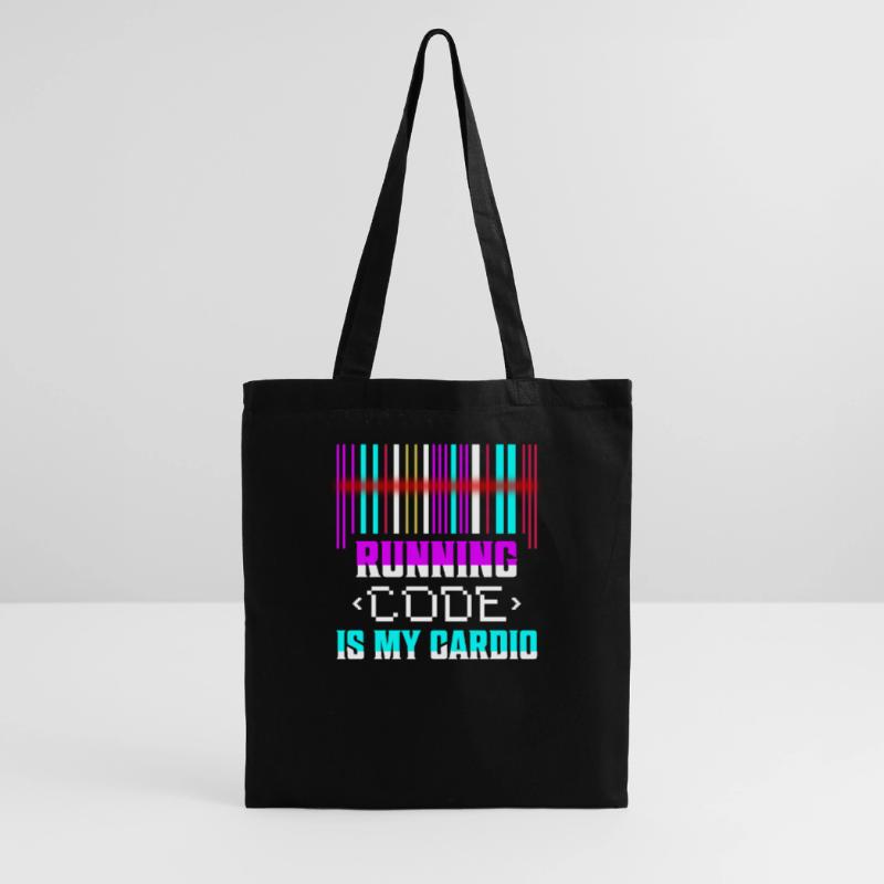 Running Code Is My Cardio Programmer Coding Tote Bag