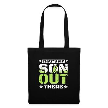C’est mon fils là-bas tennis - Sac en tissu - noir - Devant