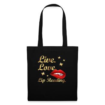 Hearing impaired Deaf childbearing language - Tote Bag - black - Front