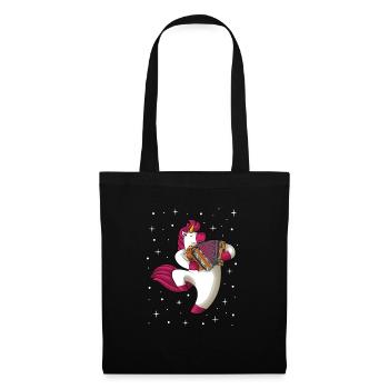 Styrian harmonica Quetschn Ziachorgel - Tote Bag - black - Front
