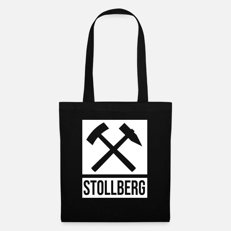 Erzgebirge Stollberg - Stoffbeutel - Schwarz