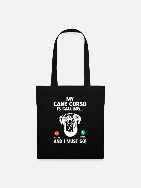 Cane Corso - Stoffbeutel - Schwarz
