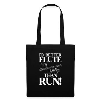Flute - Tote Bag - black - Front