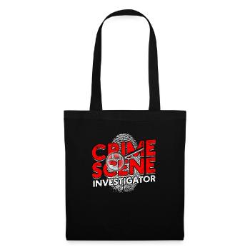 Forensic Science Detective True Crime Investigator - Tote Bag - black - Front