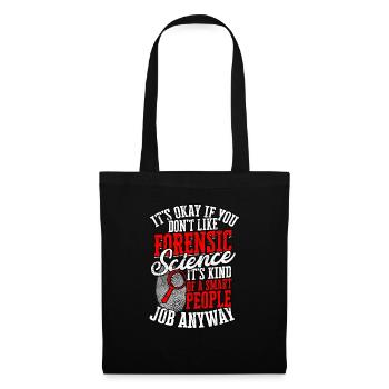 Forensic Science Detective True Crime Investigator - Tote Bag - black - Front
