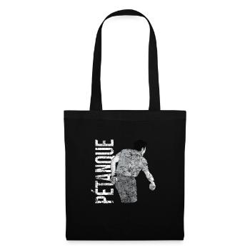 Petanque Boule Game Set Boccia - Tote Bag - black - Front
