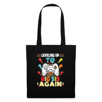 Promoted to Big Sis - Tote Bag - black - Front