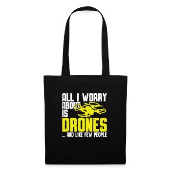Drone - Tote Bag - black - Front