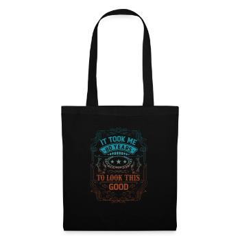 Il m’a fallu 80 ans Adult Humor Spr - Sac en tissu - noir - Devant