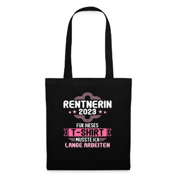 Pension Retirement Farewell Pensioner 2023 - Tote Bag - black - Front