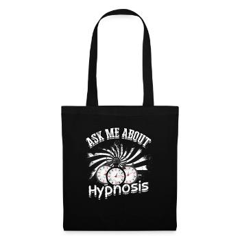 hypnose hypnotisch hypnotisieren hypnotiseur gesch - Stoffbeutel - Schwarz - Vorne