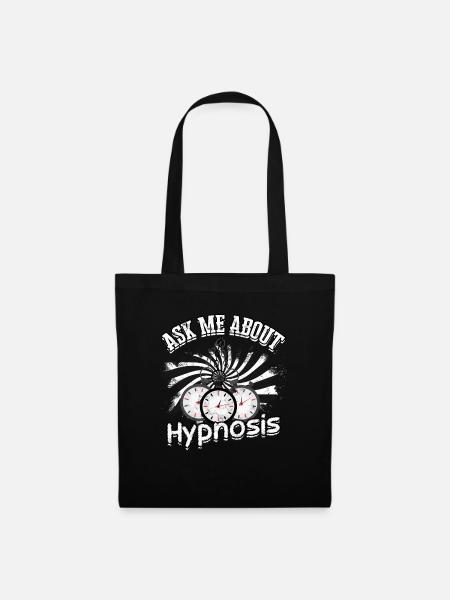 hypnose hypnotisch hypnotisieren hypnotiseur gesch - Stoffbeutel - Schwarz