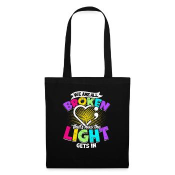 depression depressive sad gift idea unfortunate - Tote Bag - black - Front