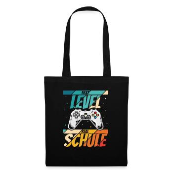 Neue Schule Bye Bye Grundschule next Level Gamecon - Stoffbeutel - Schwarz - Vorne