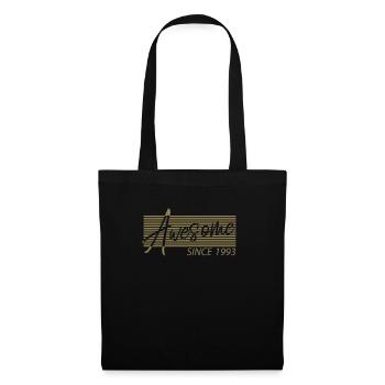 Awesome Since 1993 Birthday Retro - Tote Bag - black - Front