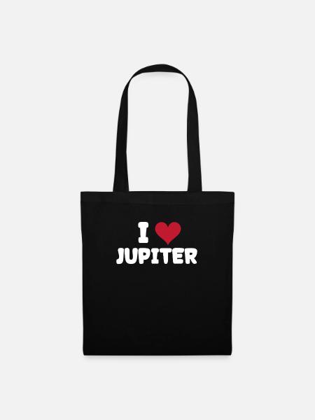 Jupiter - Stoffbeutel - Schwarz