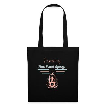 Time Travel - Sac en tissu - noir - Devant