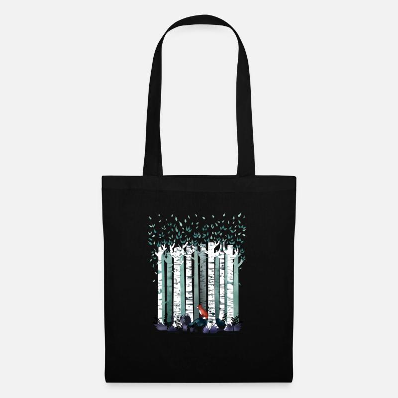 The Birches - Tote Bag - black