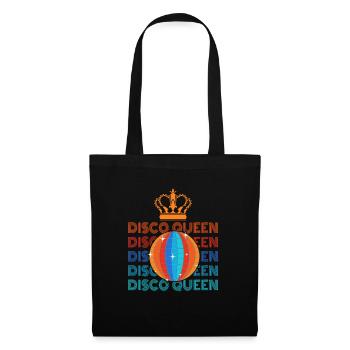 Retro Groovy Disco Vintage Club Lifestyles Party - Stoffbeutel - Schwarz - Vorne
