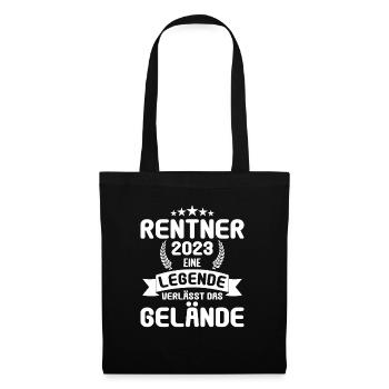 Pension 2023 Retirement Farewell Pensioner 2023 - Tote Bag - black - Front